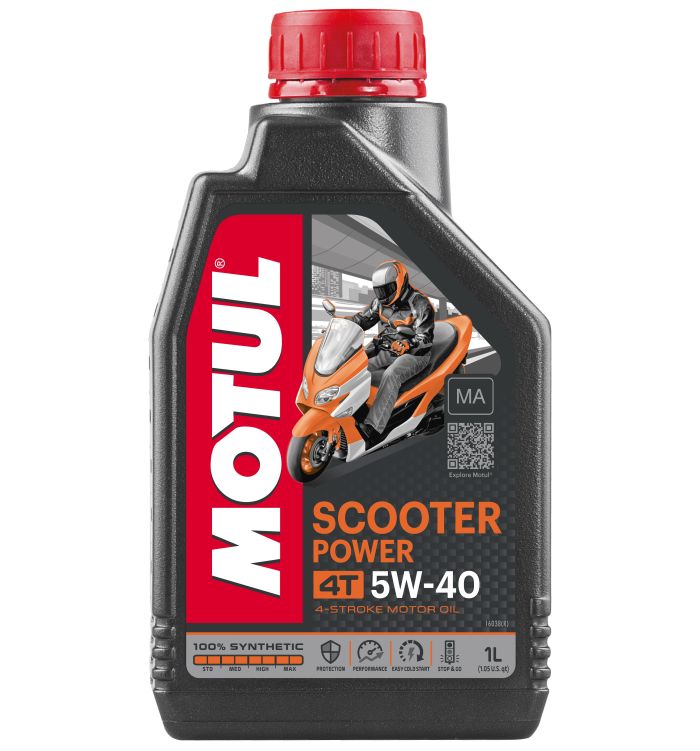 MOTUL Scooter Power 4T 5W40 MA 1 Liter Engine Oil