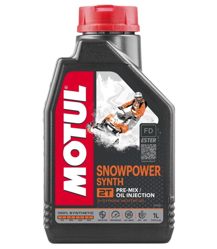 MOTUL SnowPower Synthetic 2T Motor Oil - 1 Liter