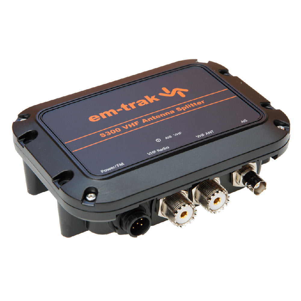 em-trak VHF Antenna Splitter (Part Number 413-0060) for Marine Communication