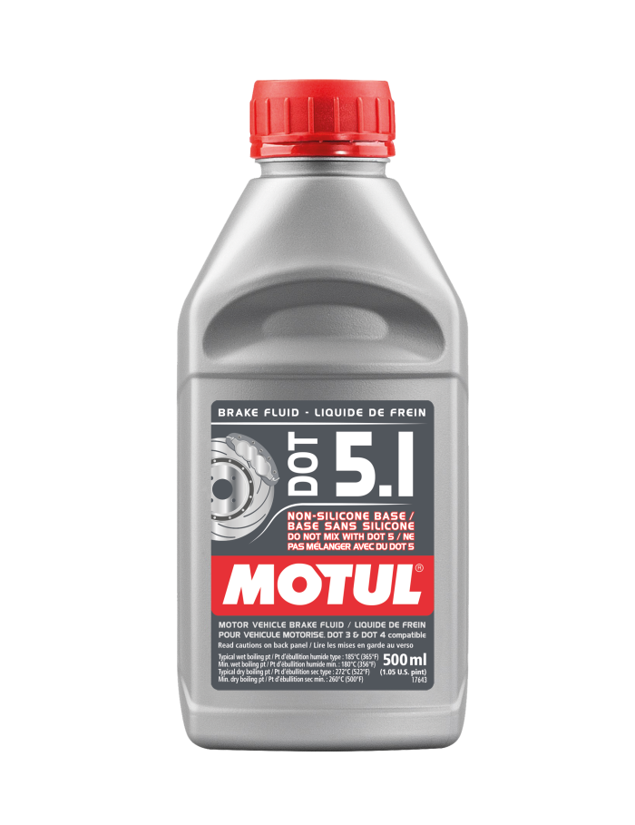 MOTUL DOT 5.1 Brake Fluid - 0.5 Gallon (Part Number 100951)