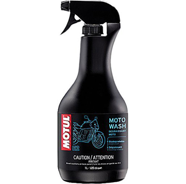 MOTUL E2 Moto Wash 1 Liter Can – High-Performance Motorcycle Cleaning Solution