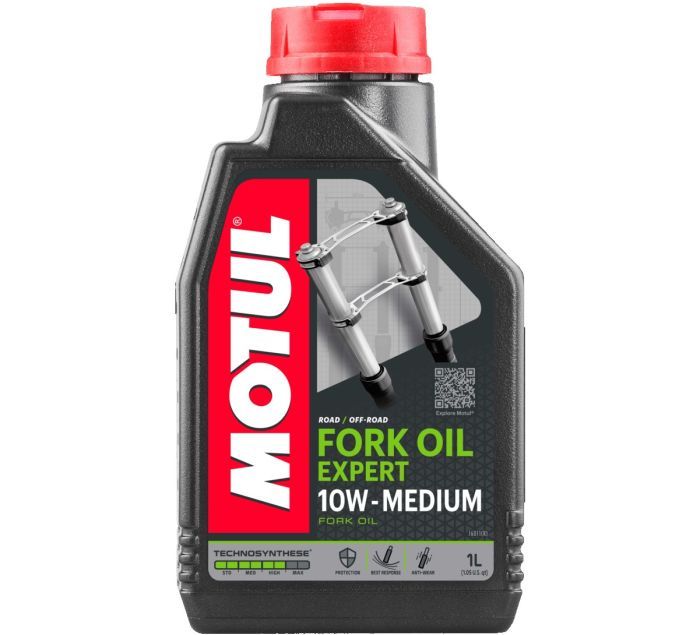 MOTUL Fork Oil EXP M 10W 1 Liter – High-Performance Suspension Fluid for Motorcycles