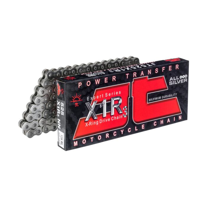 JT Sprocket 525 X1R3 Nickel Chain 122-RL – Durable Motorcycle Chain