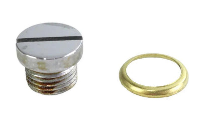 Colony Chrome Oil Screen Plug Kit for Harley Davidson FL Models by Colony