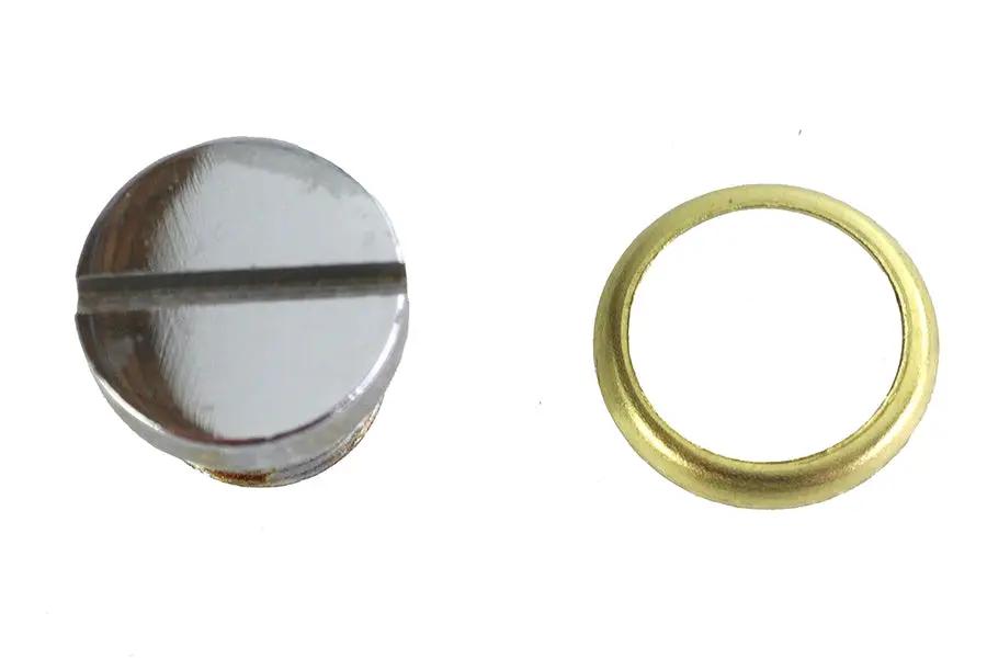 Colony Chrome Oil Screen Plug Kit for Harley Davidson FL Models by Colony