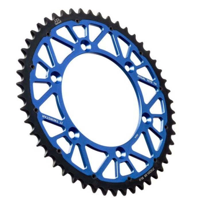 JT Sprocket TwinStar 50-Tooth Blue Sprocket JTX251.50BLU for Heavy-Duty Applications