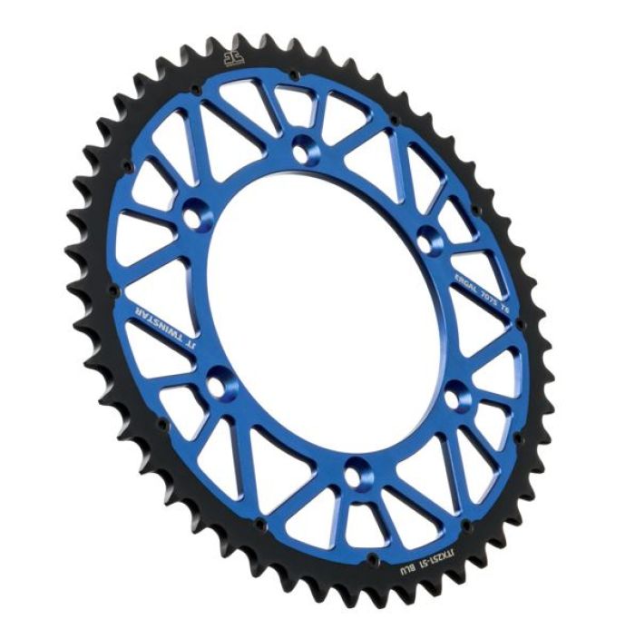 JT Sprocket TwinStar Sprocket Blue 51-Tooth JTX251.51BLU