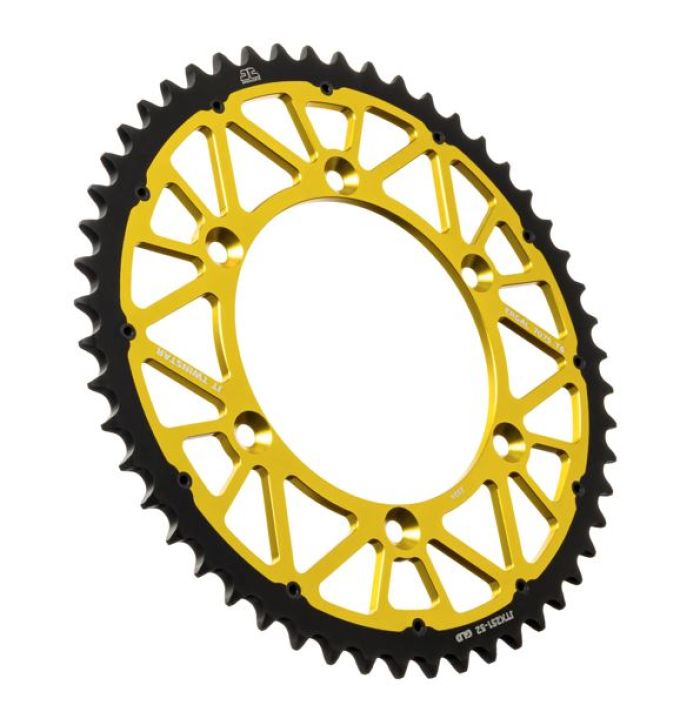 JT Sprocket TwinStar Gold 52-Tooth Sprocket JTX251.52GLD for Heavy Machinery