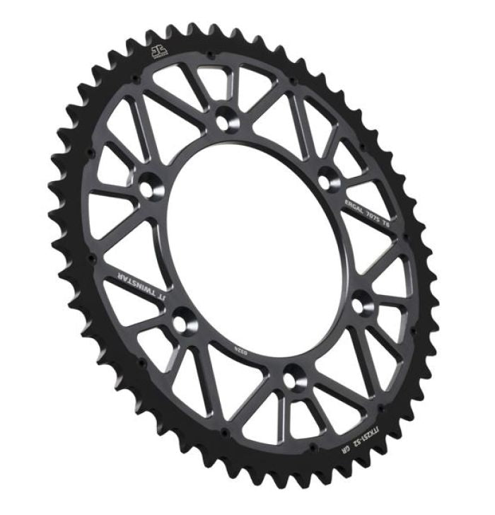 JT Sprocket Twinstar Gray 52-Tooth Chain Sprocket JTX251.52GR for Heavy Equipment