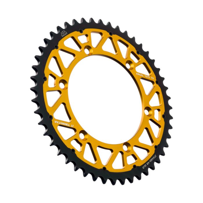 JT Sprocket TwinStar Gold 48-Tooth Sprocket (Part Number JTX460.48GLD)