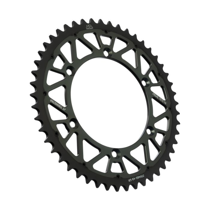 JT Sprocket TwinStar Gray 49-Tooth Sprocket JTX460.49GR for Heavy Equipment and Machinery