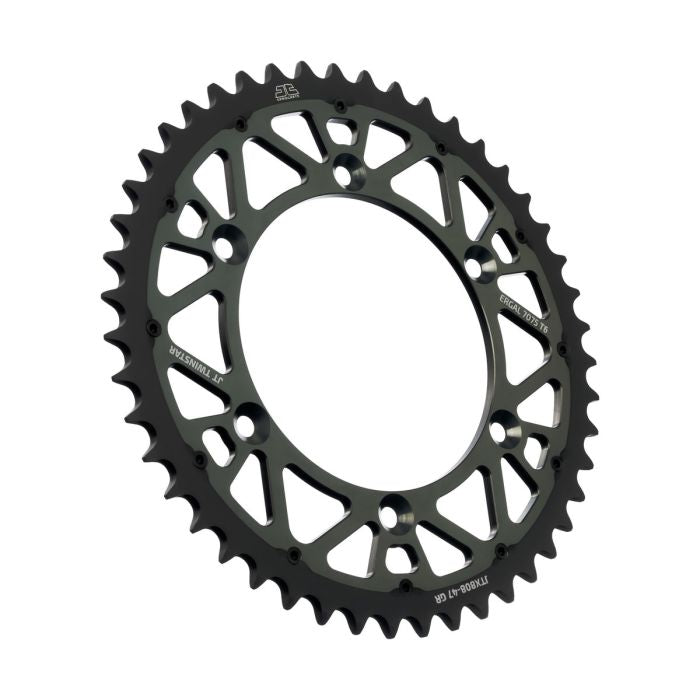JT Sprocket TwinStar Gray 47-Tooth - Durable Heavy-Duty Sprocket for Industrial Equipment