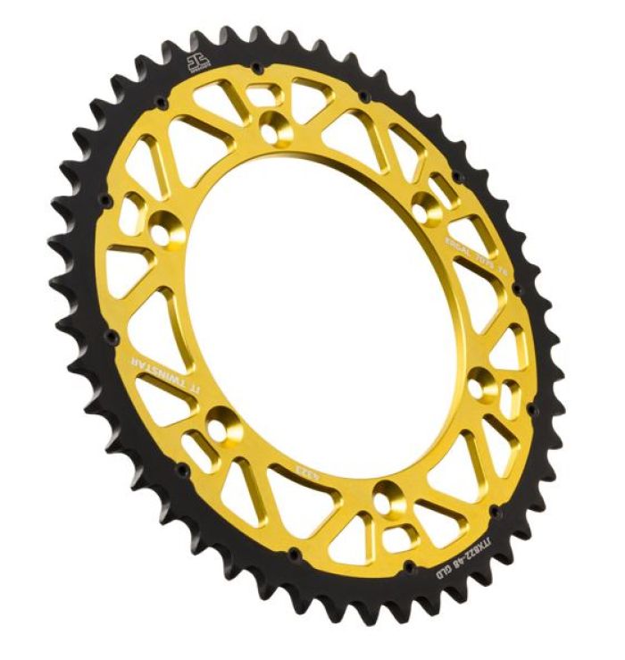 JT Sprocket TwinStar Gold 48-Tooth Sprocket JTX822.48GLD for Heavy Machinery and Industrial Equipment