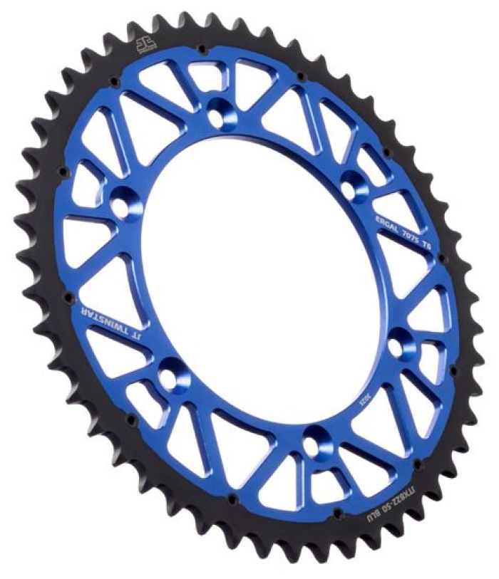 JT Sprocket TwinStar 50-Tooth Blue Sprocket JTX822.50BLU