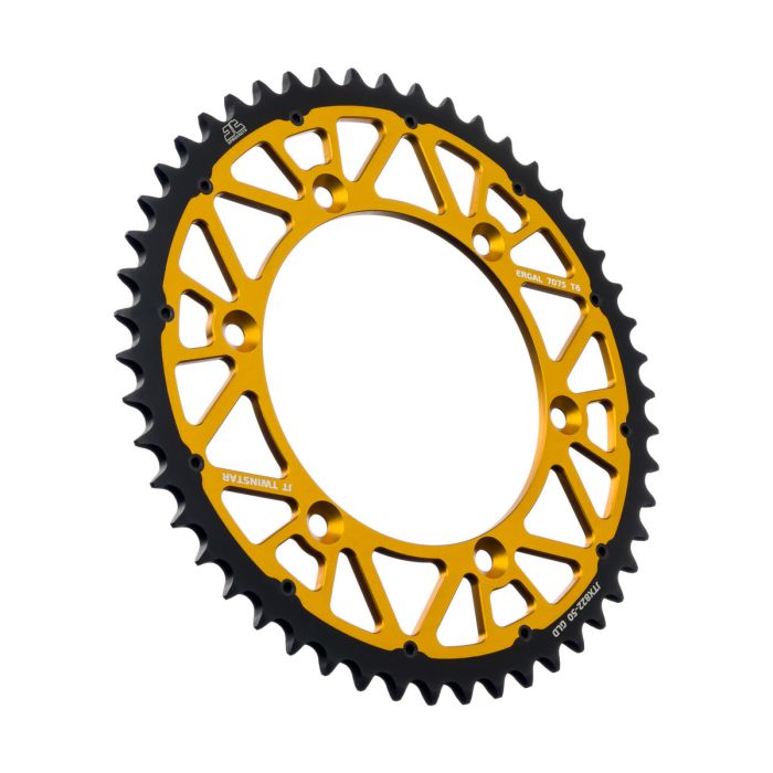 JT Sprocket TwinStar Gold 50-Tooth Sprocket JTX822.50GLD for Heavy Equipment and Machinery