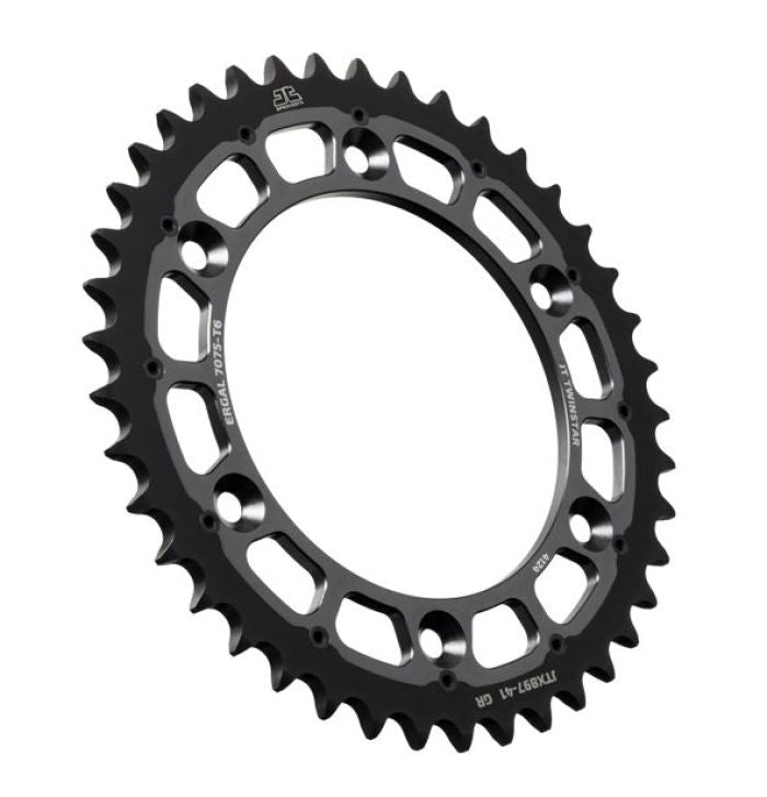 JT Sprocket TwinStar Sprocket Gray 41-Tooth JTX897.41GR - Durable 41-Tooth Chain Sprocket for Heavy-Duty Applications