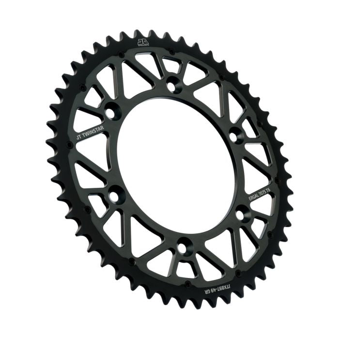 JT Sprocket TwinStar Gray 49-Tooth Sprocket - Part JTX897.49GR