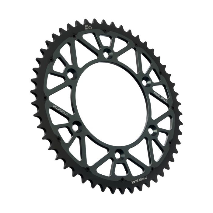 JT Sprocket TwinStar Gray 50-Tooth Sprocket JTX897.50GR for Heavy Equipment