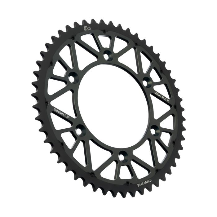 JT Sprocket TwinStar Gray 51-Tooth Chain Sprocket JTX897.51GR