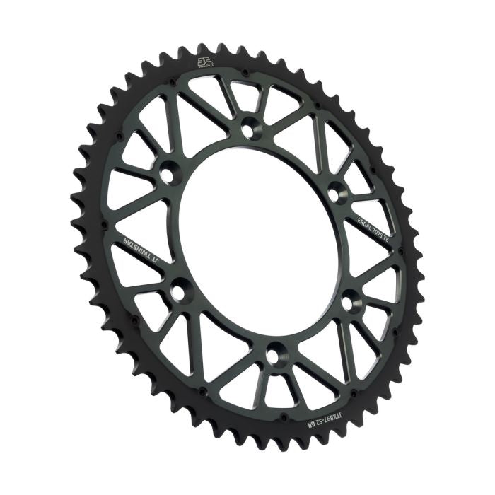 JT Sprocket TwinStar Sprocket Gray 52-Tooth JTX897.52GR for Heavy Equipment and Machinery