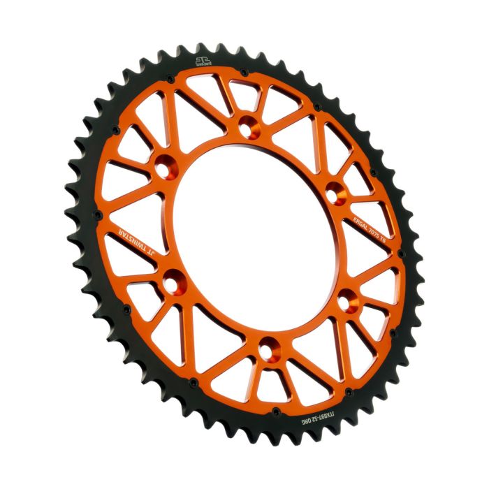 JT Sprocket Twinstar Orange 52-Tooth Sprocket JTX897.52ORG