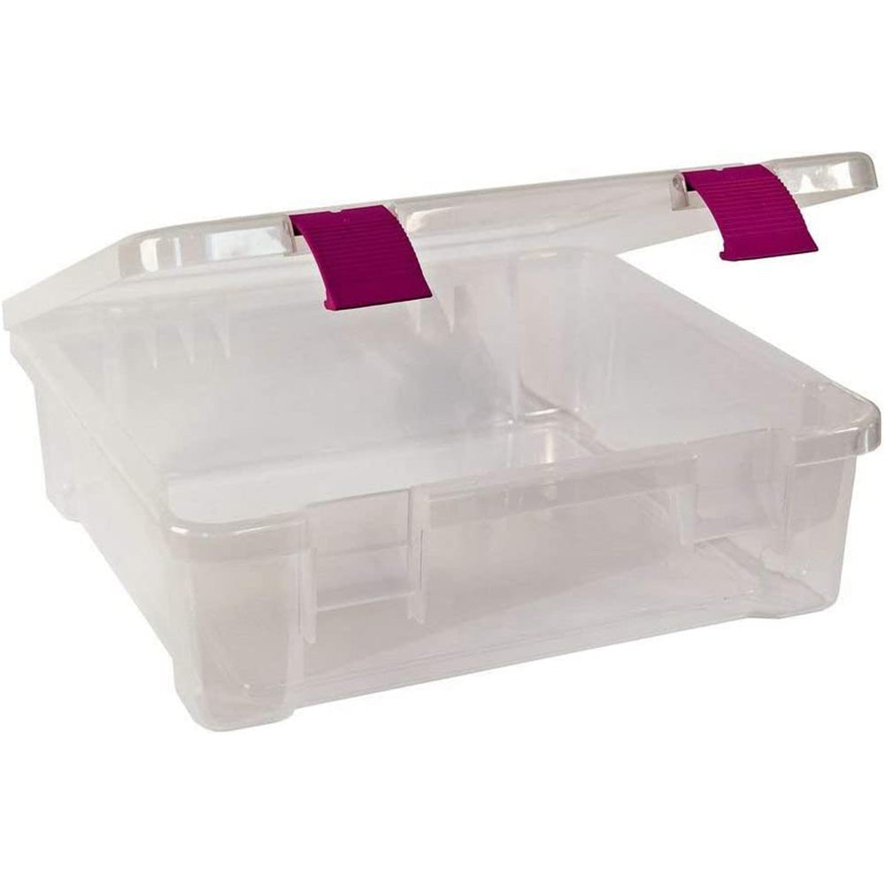 Plano Craft Project Box Model 708082 - Durable Storage Organizer for Scrapbooking and Craft Tools