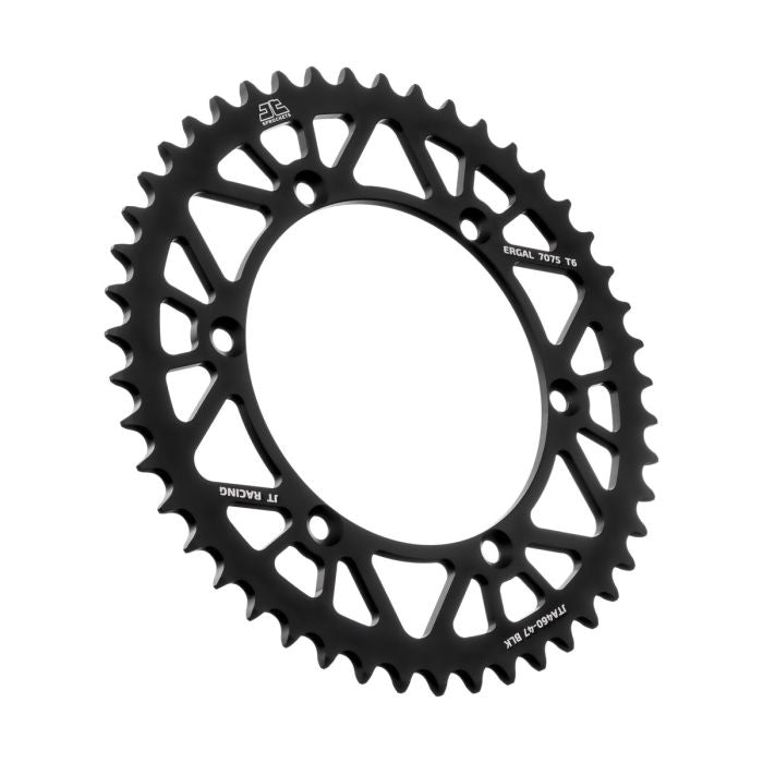 JT Sprocket Rear Alloy Sprocket Black 47-Tooth JTA460.47BLK