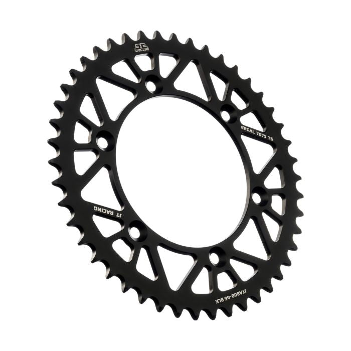 JT Sprocket Rear Alloy Sprocket Black 46-Tooth – Durable Motorcycle Drive Component