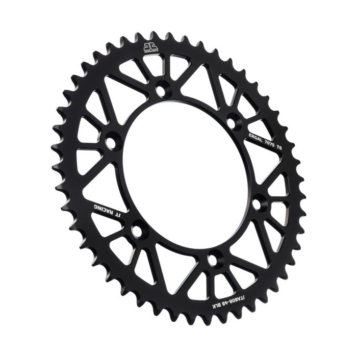 JT Sprocket Rear Alloy Sprocket Black 48-Tooth – Durable Motorcycle Chain Sprocket