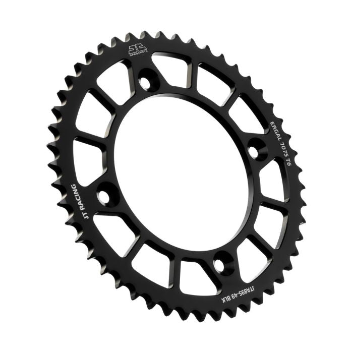 JT Sprocket Rear Alloy Sprocket Black 49-Tooth JTA895.49BLK for Motorcycle Chains