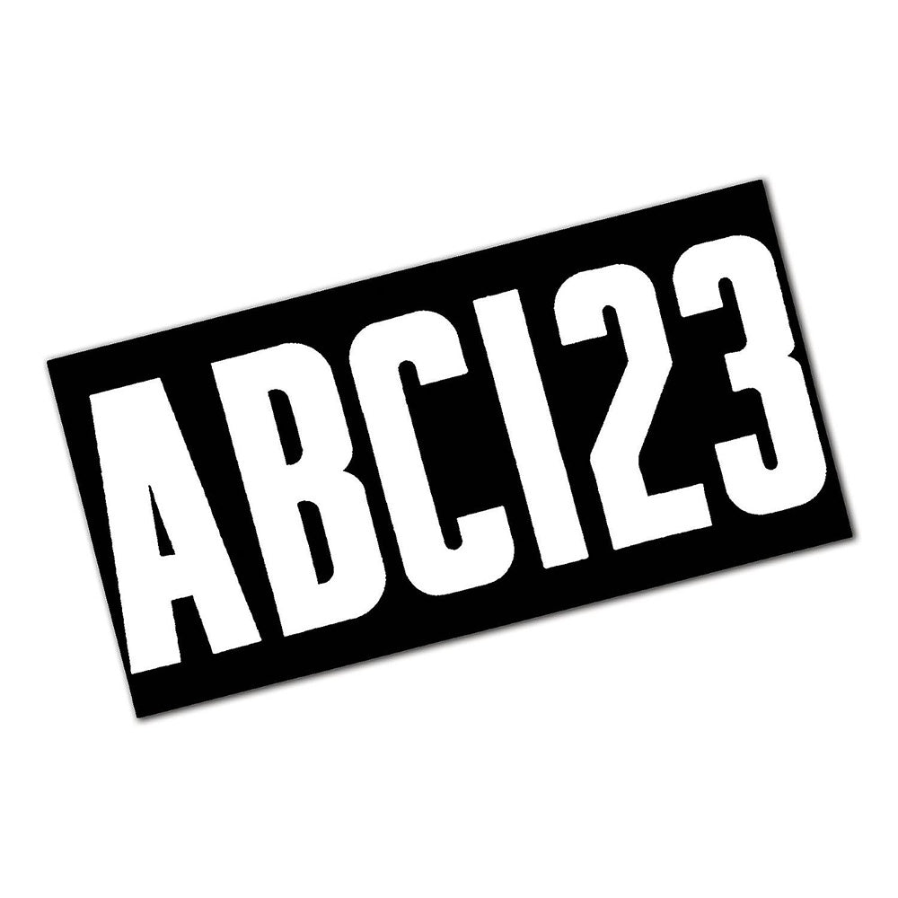 Attwood Marine Letter & Number Kit - White, Part #14141-7