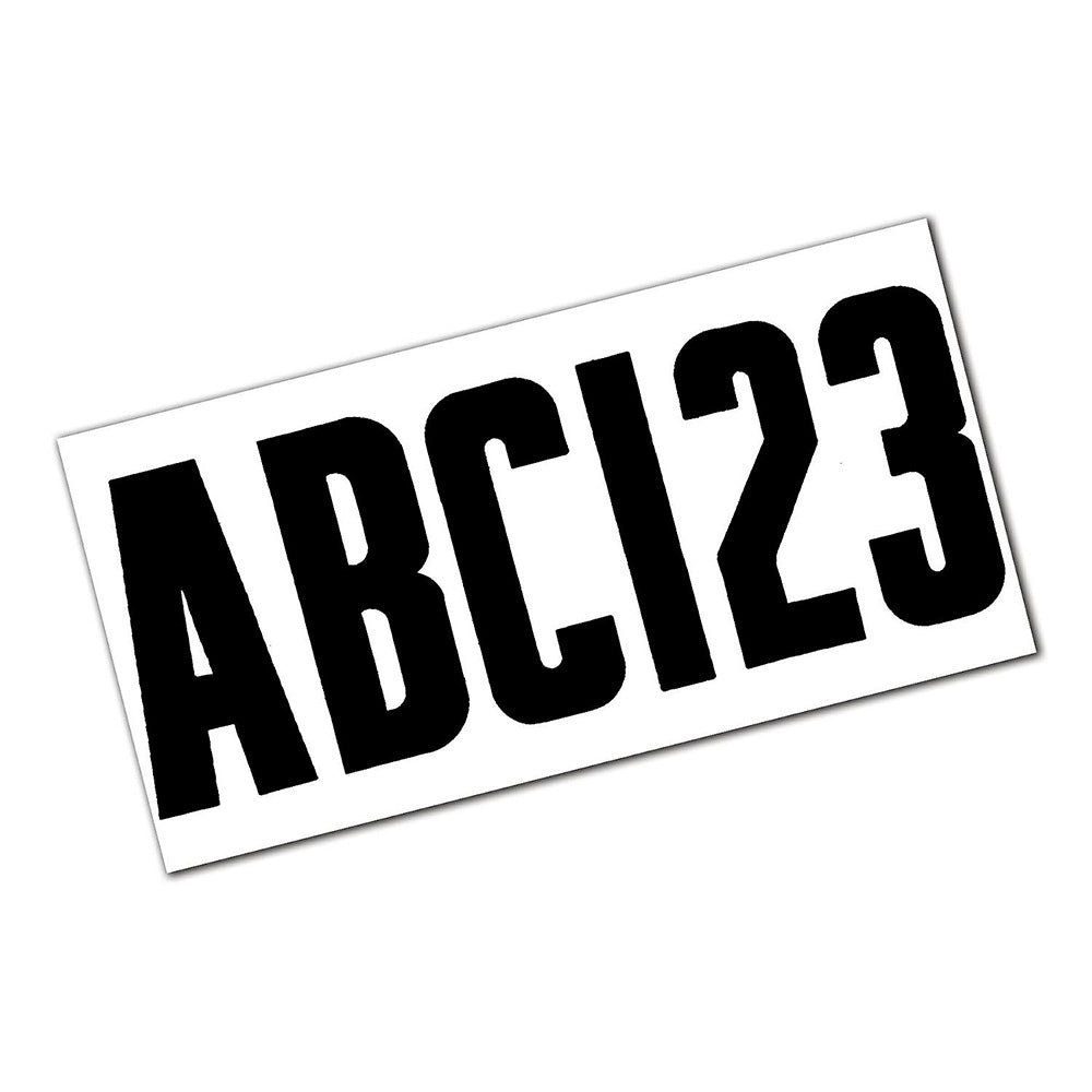 Attwood Marine Letter & Number Kit - Black, Part Number 14142-7