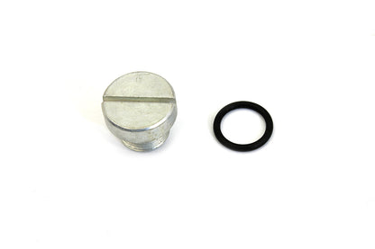 Colony Oil Screen Plug Cadmium for Harley Davidson FL Models