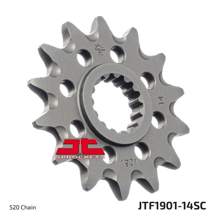 JT Sprocket Front Sprocket 14 Tooth Self Cleaning JTF1901.14SC