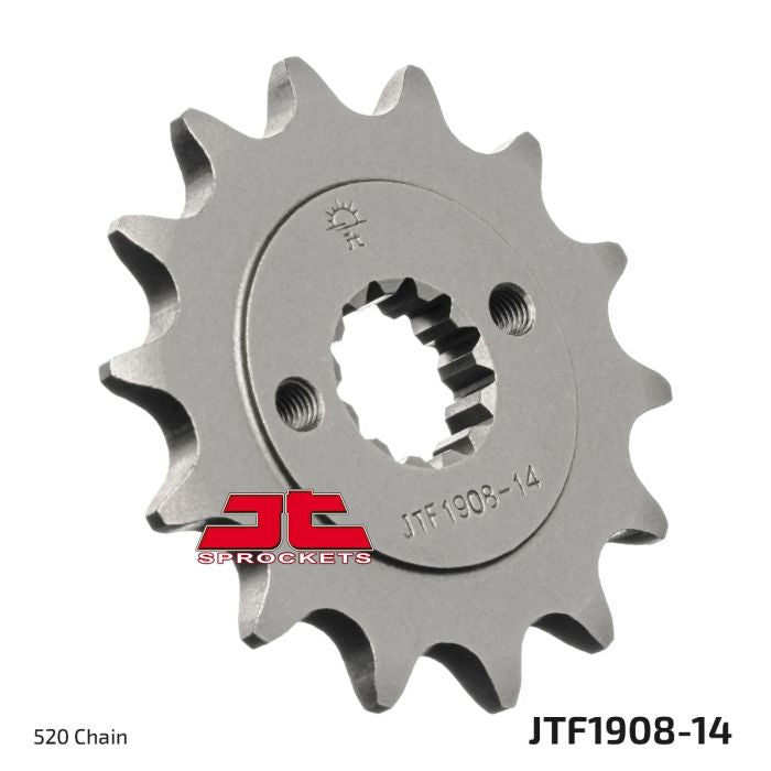JT Sprocket Front Sprocket 14 Tooth - JTF1908.14 for Motorcycles and Powersports Vehicles