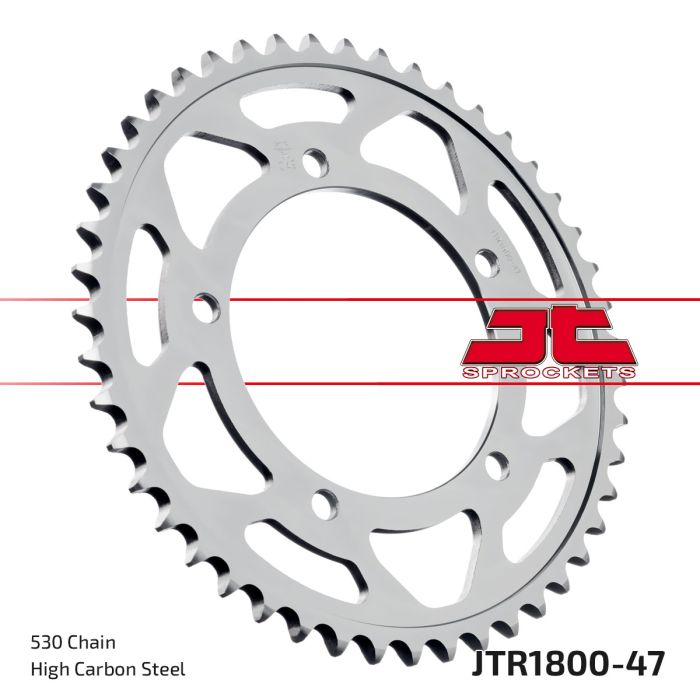 JT Sprocket Rear Sprocket 47 Tooth JTR1800.47 for Motorcycle and ATV