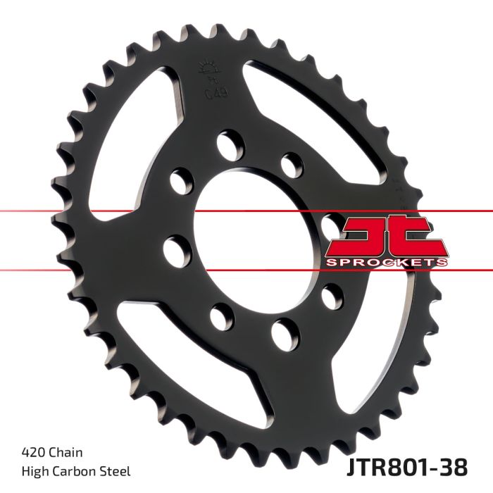 JT Sprocket Rear Sprocket with 38 Tooth - Part JTR801.38