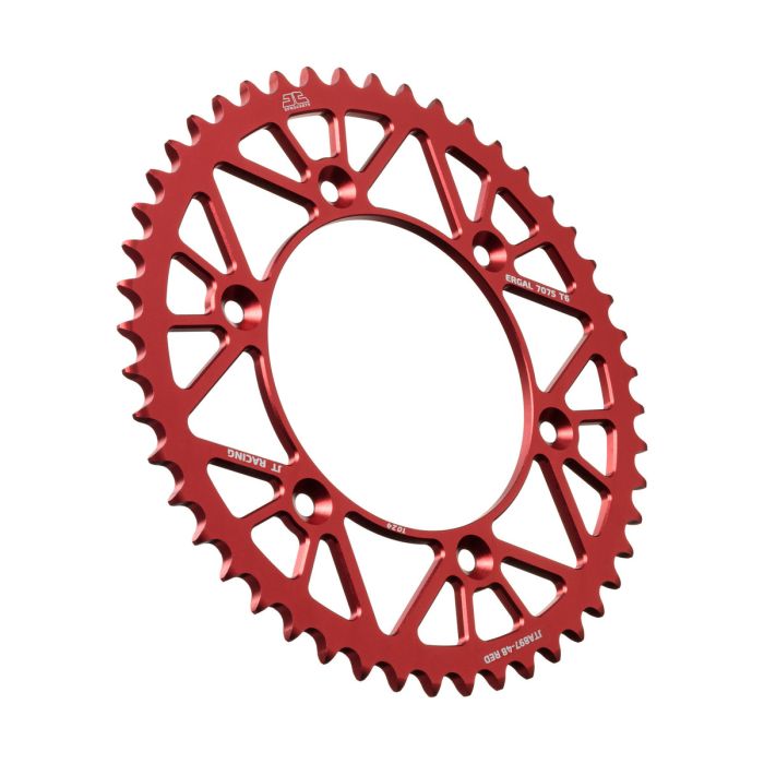 JT Sprocket Rear Alloy Sprocket Red 48 Tooth - JTA897.48RED