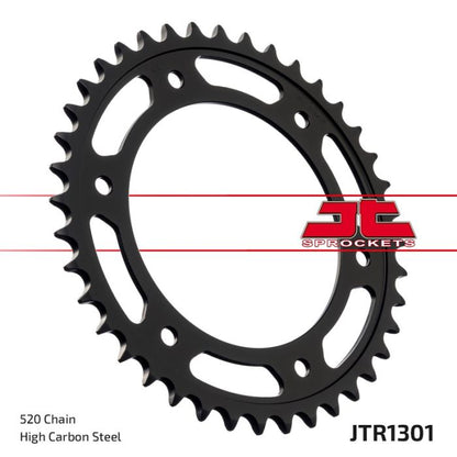 JT Sprocket Rear Sprocket 40 Tooth JTR1301.40 for Improved Motorcycle Performance