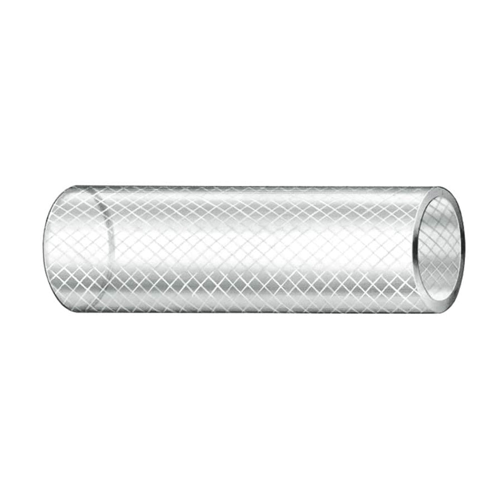 Trident Marine 1 Inch x 50 Feet Reinforced PVC Drinking Water Hose - Clear, FDA Approved