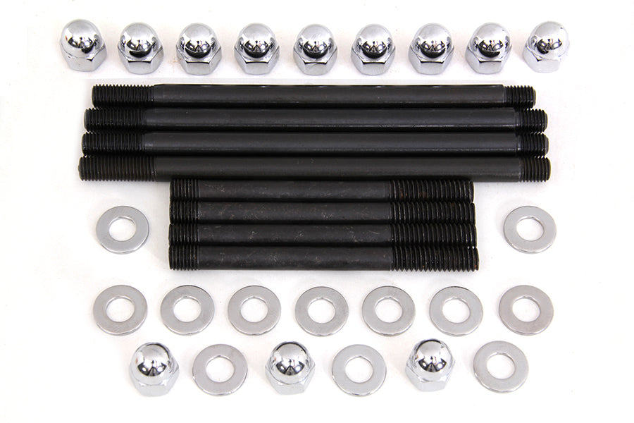 Colony 41-141 Chrome Engine Case Acorn Bolt Kit for Harley-Davidson