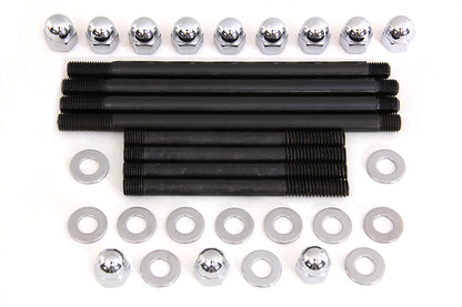Colony 41-141 Chrome Engine Case Acorn Bolt Kit for Harley-Davidson