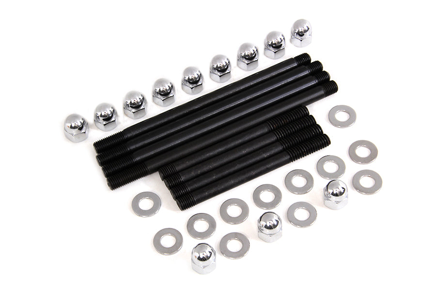 Colony 41-141 Chrome Engine Case Acorn Bolt Kit for Harley-Davidson