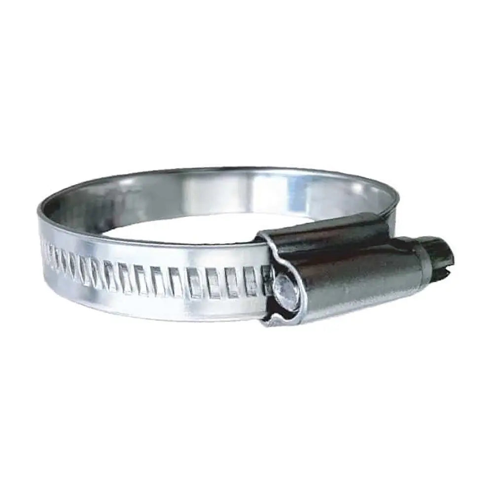 Trident Marine 316 Stainless Steel Non-Perforated Worm Gear Hose Clamp - 15/32 Inch Band, SAE Size 8, Pack of 10