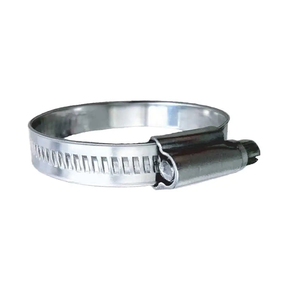 Trident Marine 316 Stainless Steel Non-Perforated Worm Gear Hose Clamp - SAE Size 10, 15/32" Band, 10-Pack