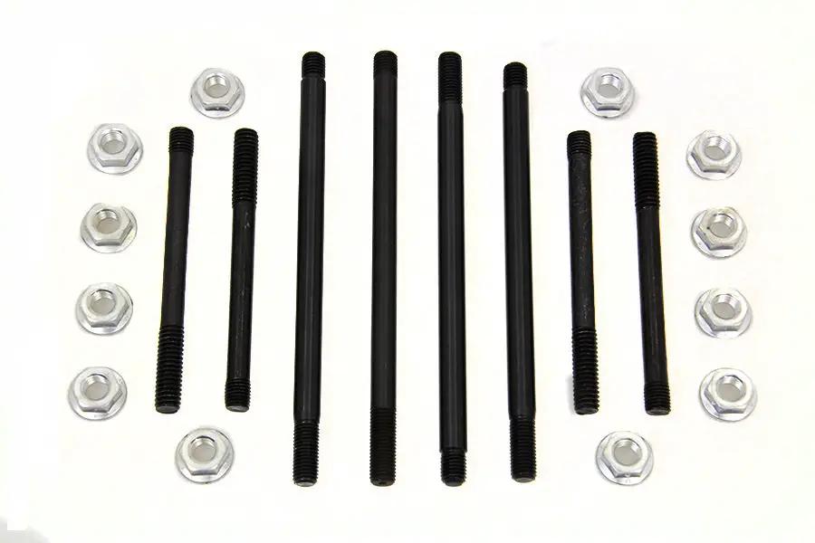 Colony Chrome Engine Case Flanged Bolt Kit for Harley Davidson FXST, FLST, FLT Models by Colony