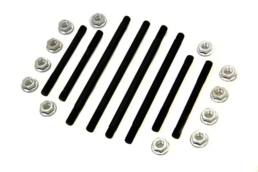 Colony Chrome Engine Case Flanged Bolt Kit for Harley Davidson FXST, FLST, FLT Models by Colony