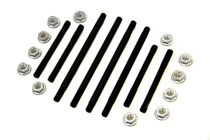 Colony Chrome Engine Case Flanged Bolt Kit for Harley Davidson FXST, FLST, FLT Models by Colony