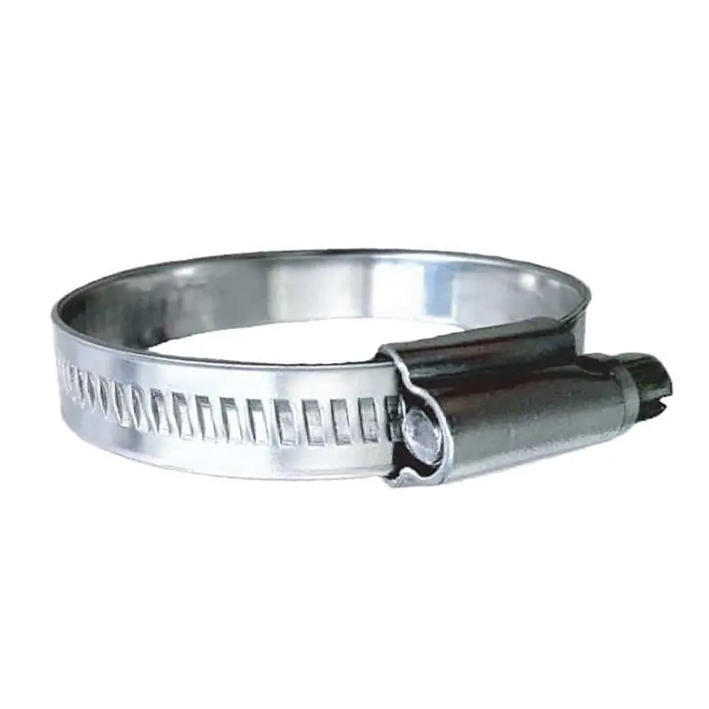 Trident Marine 316 Stainless Steel Non-Perforated Worm Gear Hose Clamp - SAE Size 28, 10-Pack