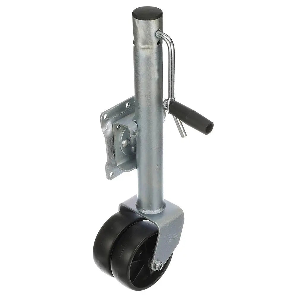 Attwood Marine Fold-Up Trailer Jack - 1500 lb Capacity with Dual Wheels